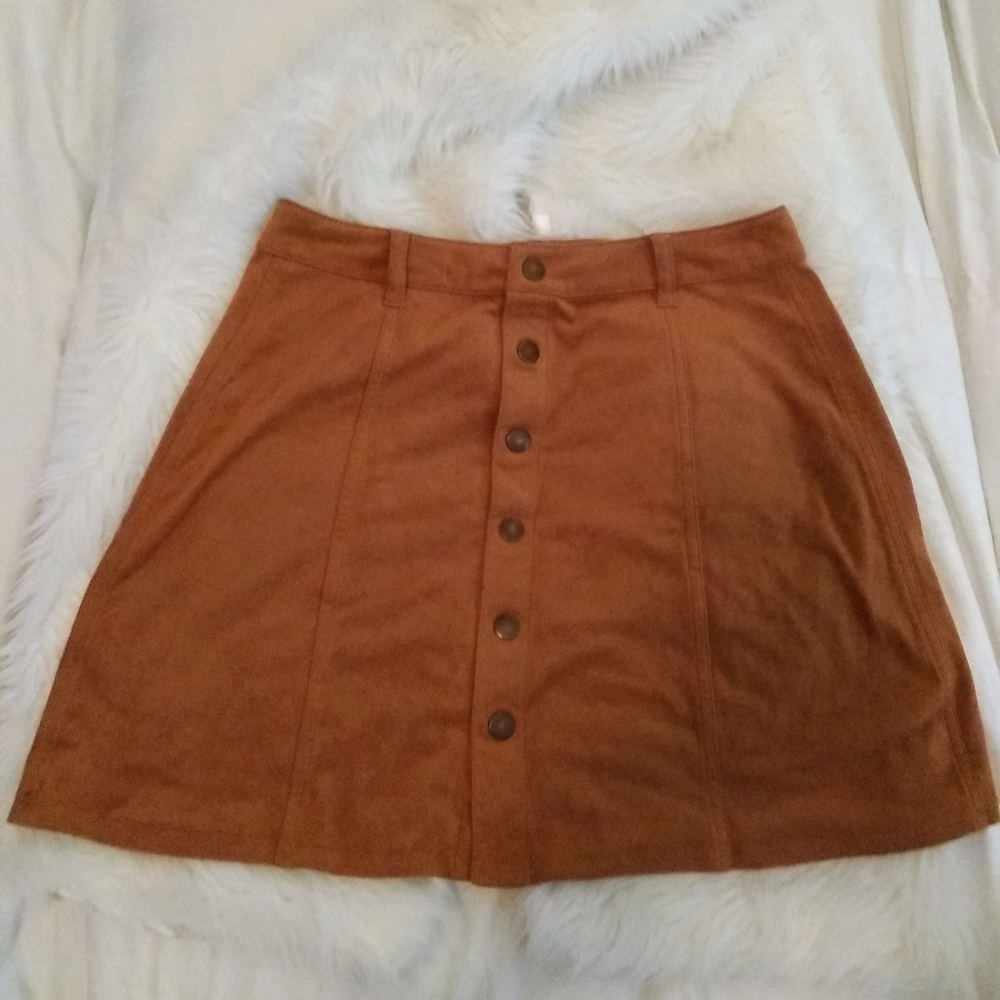 Mossimo mini button down skirt